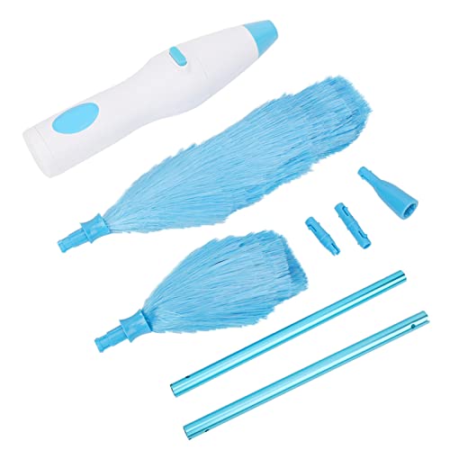 Acouto 180 Bendable Electric Duster Window Blinds Furniture Cleaning Tool Electric Duster for Home Cleaning Dusters Spin Battery Operated Electrical that Runs by Batteries