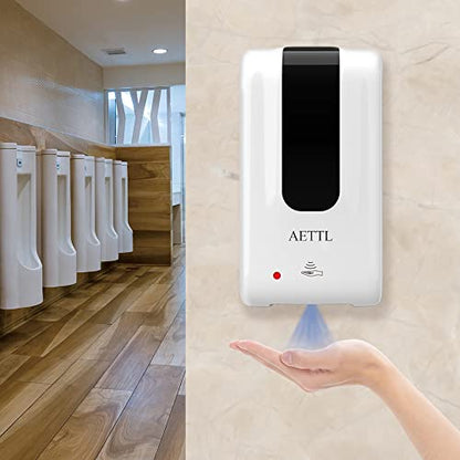 Soap Dispenser,Touchless Automatic Foaming Hand Sanitizer Dispenser Wall Mount, 40oz Motion Sensor Foam Liquid Refill Bottle Sanitizer Dispensing for Bathroom Kitchen Home - color: 1406