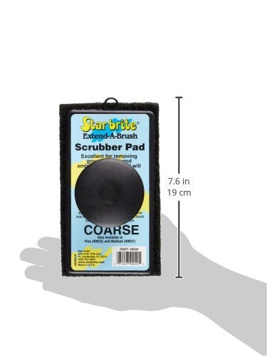 STAR BRITE Scrubber/Coarse (Black) (040020P) - size: One Size, style: Course (Black)