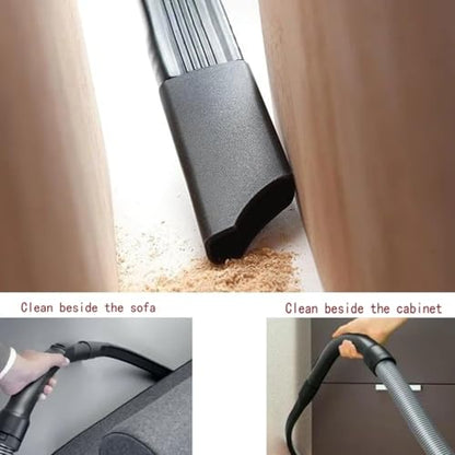 （2-pack）25 inch Flexible Vacuum Crevice Attachment Tool For All 1-1/4" or 1-3/8" Connector Hoses Helps Clean Dryer Lint Vacuum Accessories Vacuum Flat Slot Nozzle Interfac