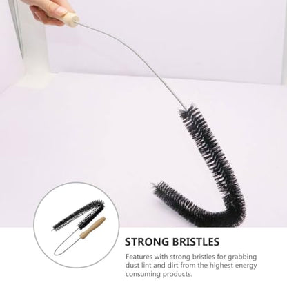 DOITOOL Dryer Vent Cleaning Brush 28 Inch Flexible Lint Remover with Non-Slip Handle for Dryer Vent and Refrigerator Coil Cleaning Tool