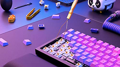 Glorious Platform - Acrylic Mechanical Switch and Stabilizer Lubrication Kit - Includes Keycap, Switch Pullers, Opener, Lube Brush, Synthetic G-Lube