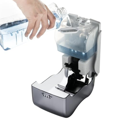 San Jamar Rely Soap Dispenser – 900ml Wall Mounted Manual Liquid Dispenser with Efficient Pump for Home and Commercial Use, Black Pearl, (Pack of 6)