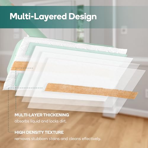 Newbealer Steam Mop NB602N Bundle with 48 Pcs Disposable Mop Pads