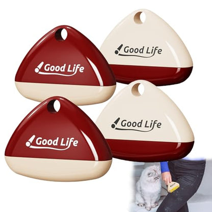Lint Roller, Good-Life Reusable Lint Roller, Portable Lint Remover, Washable, Eco-Friendly, Pet Hair Remover for Clothes, Furniture & Carpets, 4Pcs