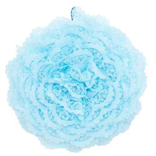 Reusable sponge, washable scrubber, non-scratching, odorless dish scrubbie - Peony collection 1ct (Light blue) - color: Light Blue