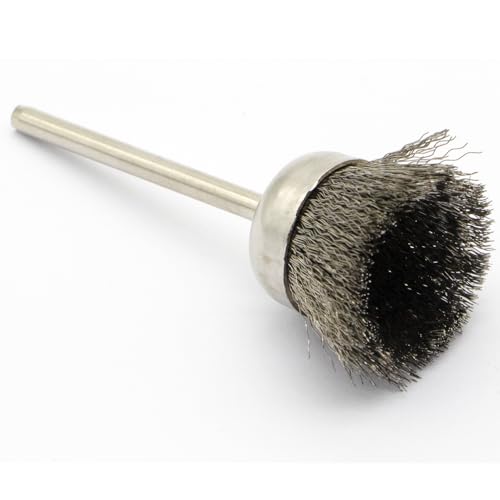 20PCS Wire Brushes - Metal Rust Removal, Polishing, Cleaning - 25mm Diameter, 3mm Shaft - Removes Burrs, Dust, and Oxide Layer - Handles Rough Surfaces - Designed for Industrial and DIY Enthusiasts - style: Wire Brush 3*25mm 20PCS