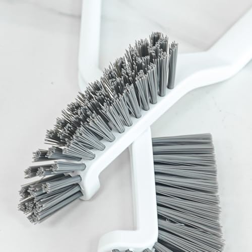 Multifunctional House Corner Gap Cleaning Brush Long Handle Angled Bristles Groove Brush Bathroom Kitchen Cleaning Tools 29cm