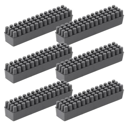 6Pcs A1 Mini Nozzle Brush, A1 Mini Wiper Silicone Brush Nozzle Cleaning Brush Compatible for Bambu Lab A1 Mini 3D Printer Heatbed Nozzle Wiper Cleaning Tool, (Only for A1 Mini) - style: A1 Mini Nozzle Brush