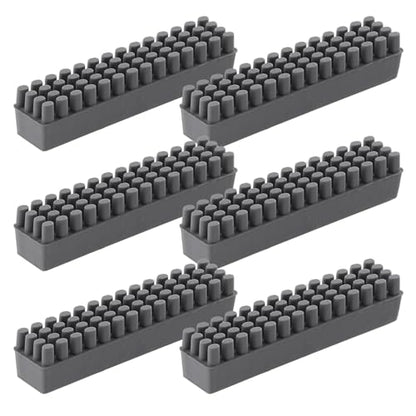 6Pcs A1 Mini Nozzle Brush, A1 Mini Wiper Silicone Brush Nozzle Cleaning Brush Compatible for Bambu Lab A1 Mini 3D Printer Heatbed Nozzle Wiper Cleaning Tool, (Only for A1 Mini) - style: A1 Mini Nozzle Brush