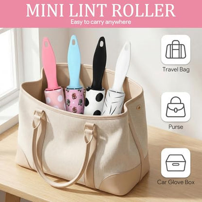 36 Pcs Mini Lint Roller Travel Size Portable Travel Lint Roller for Purse Pet Hair Clothes Furniture Car Compact Lint Bursh Sticky Small Cat Hair Removal Tool Gifts 1080 Sheet - size: 36PCS-1080 Sheet