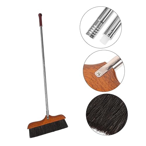 Ipetboom Long Handle Broom with Soft Bristles for Efficient Floor Cleaning for Home Office Kitchen and Garage Lightweight and Easy to Store with Creative Hanging Design