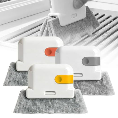 Magic Window Track Cleaner Set - 2026 Upgraded Handheld Brush for Slides, Tile Grout Lines, Shutter Slats, Car AC Vents & Narrow Gaps (Mix-3PCS) - color: Mix-3pcs