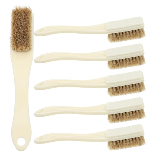 Cabilock 6pcs Small Hard Bristle Cleaning Brushes Crevice Scrubber Gap Brush for Household Kitchen Bathroom Window Vehicle Cleaning