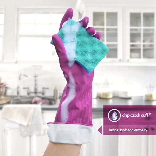 Playtex Living Drip-Catch Cuff Gloves, Medium 1 Pair (Pack of 10) - size: Medium (Pack of 10)