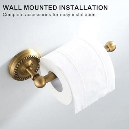 Antique Bronze Toilet Paper Holder for Bathroom Toilet Paper Roll Holder Wall Mounted - color: Toilet Paper Holder