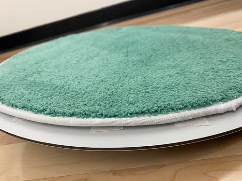18" Round Microfiber Basketball Court Sweat MOP, Game Day Perspiration MOP