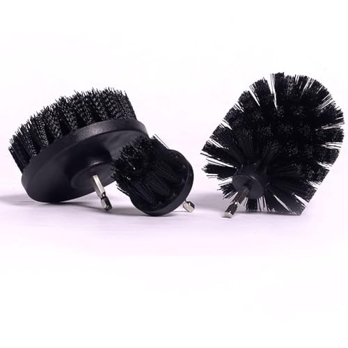 Diamond Shine 3-Pack Firm Drill Brush Attachment Set – Turns Drill Into Electric Power Scrubber for Brick, Fences, Cement, Decks, Metal & Grills