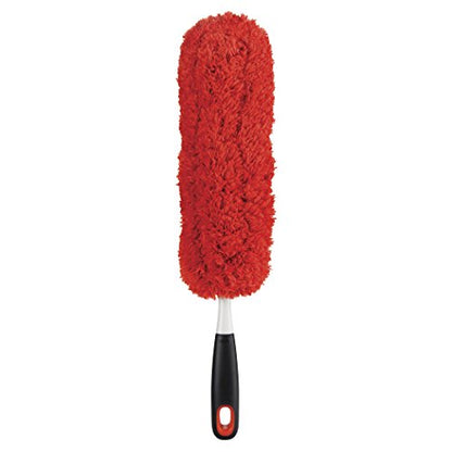 OXO Good Grips Under Appliance Microfiber Duster 4%22 x 1/2%22 x 33-1/2%22 h & Good Grips Microfiber Hand Duster