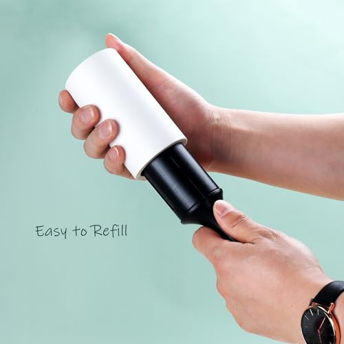 4 inch Lint Roller Refills Only for Scotch-Brite Lint Roller Replacement Refills for Pet Hair Extra Sticky 60 Sheets per Roll Pack of 10 Rolls Total 600 Sheets (Inside Dia. 1-3/4 inch) - size: Inside Dia. 1-3/4 inch