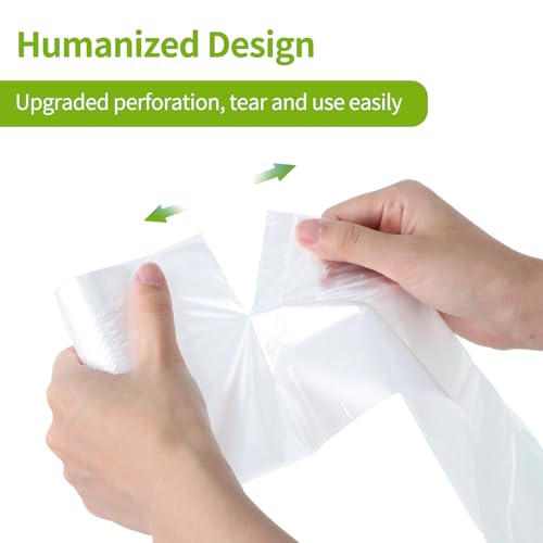 Clear Small Trash Bags 4 Gallon - 150 Count Unscented Bathroom Garbage Bags 15 Liter Wastebasket Liners for Bedroom Office Bathroom Small Trash Can Liners - color: 4Gal-Clear-150pcs