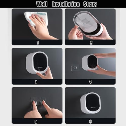 No-Touch Disposable Toilet Scrubber Set,Toilet Brush with Self-Cleaning Disposable Pads,360° Deep Clean,Wall-Mounted Design,for Bathroom & Toilet (Black, 32 pc) - color: Black
