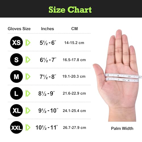 TitanFlex Heavy Duty Industrial Nitrile Gloves with Raised Diamond Texture, 8-mil, Latex Free (Green/Dark Green/Yellow) - color: 02 Green (100ct), size: XX-Large