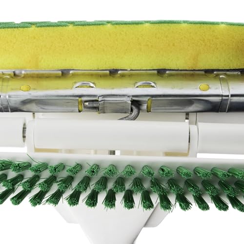 Nitty Gritty Sponge Mop with Built-in Scrub Brush Heavy Duty Floor Cleaning Mop for Hardwood Tile Laminate Vinyl Floors