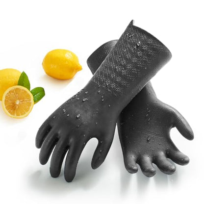 Vgo... Men's Work Gloves,Abrasion & Tear Resistant,for Construction, Cement, Sewage, Drain Cleaning & Rough Tasks(TP1117) - size: Large(Pack of 1)