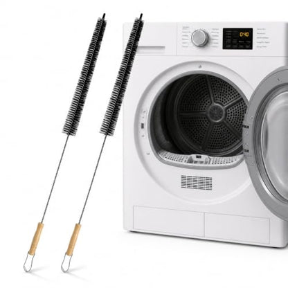 Dryer Vent Cleaner Kit Clothes Lint Brush, Bendable Gap Cleaning Tools 2Pcs (28 Inches)