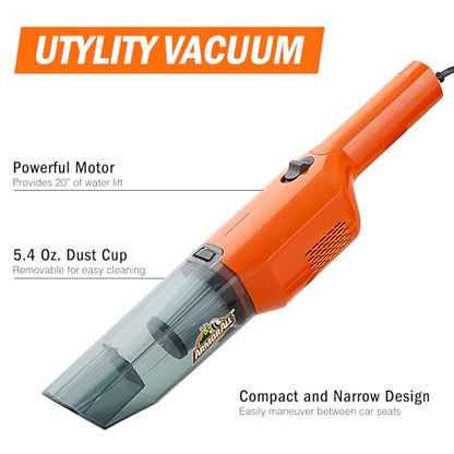 Armor All AA12V2 0903 Car Vac, Compact, Orange - style: Corded Electric