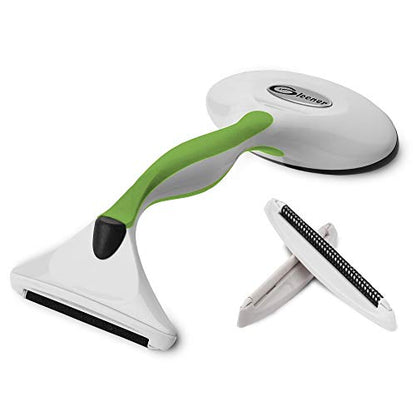 GLEENER Fabric Shaver & Lint Remover |Battery-Free 4-in-1 Depiller with 3 Fabric-Safe Edges for Clothes & Upholstery (I Dream of Greenie) - color: I Dream of Greenie