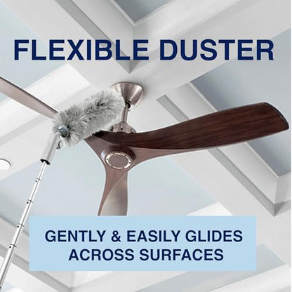 Bona High Performance Dusting System - 1 Extendable Handle, 3 Disposable Dusters, 1 Reusable Duster, & 1 Storage Bag - Extendable Dusting Kit - style: 6' Extendable Dusting Kit