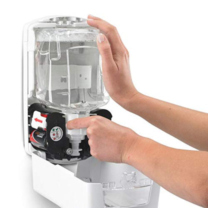 GOJO LTX-12 Touch-Free Foam Hand Soap Dispenser, White, for 1200 mL GOJO LTX-12 Hand Soap Refills (Pack of 1) - 1980-01 - color: White