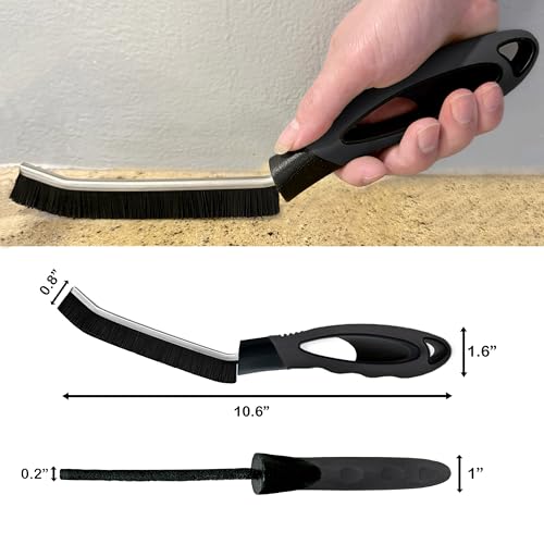 Crevice Cleaning Brush for Deep Cleaning Bathroom Tile, Kitchen Sink and Window Tracks, Multi-Purpose Hard Bristle Cleaning Brush for Household Use, Cleaning Brushes Small Spaces, Gap Cleaning Tool