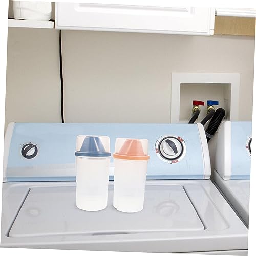Refillable Laundry Powder Storage Container Set Large Capacity Soap Dispenser Flat Square Design for Kitchen and Bathroom Sealed Lotion Holder for Travel and Home Use