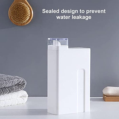 Laundry Detergent Dispenser, Detergent Dispenser, Refluxable Laundry Detergent Container, Plastic Liquid Laundry Detergent Dispenser for Laundry Room Organization