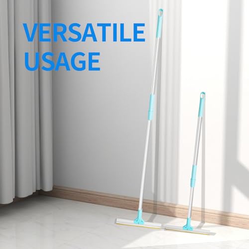 Telescopic Carpet Rake for Pet Hair, 36-55" Adjustable Rug Rake to Remove Dog Cat Hair & Fluff Matted Carpet, Stand Up Cleaning Tool for Under Furniture - color: Telescopic Extendable