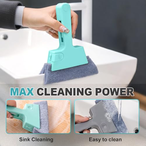 Magic Window Track Cleaner, 2024 Upgraded Window Groove Cleaning Brush Tools Set, Hand-held Window Track Cleaner Brushes Tools Set for Window lides Gaps Tile Lines Shutter Car Vents (Mix B 3PCS) - color: Mix B 3pcs