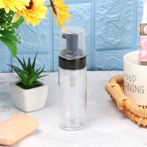 Spray bottle Empty Portable Pressing Bottles For Disinfectant Liquid Dispensers Laundry Liquid Cosmetic(250ml,White) - color: Style16