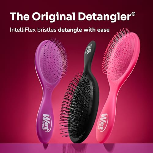 Wet Brush Original Detangler, Ice Cream (Sun Days), Ultra-Soft IntelliFlex Bristles Glide Through Tangles, Detangling Hair Brush (Wet & Dry), Women & Men, Limited Edition - color: Sun Days Ice Cream