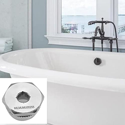 MILMUMU Compatible with Tub Drain Extractor-Removes One and a Half Inch Old or Stubborn Tub Drains （ 05255 1.5" ） - color: Chrome