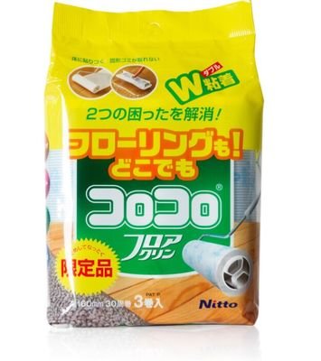 Pet Hair Lint Roller Refills Pet Hair Removal Refills, Japanese UNIKON 802 Sticky Mop Refill 90 Sheets, 3 Packs - size: 3 lint roller refills