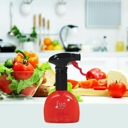 Evo Oil Sprayer Minis, Non-Aerosol for Olive, Cooking Oils, and Vinegars, Red, 8-Ounce Capacity, Set of 2 - color: Red