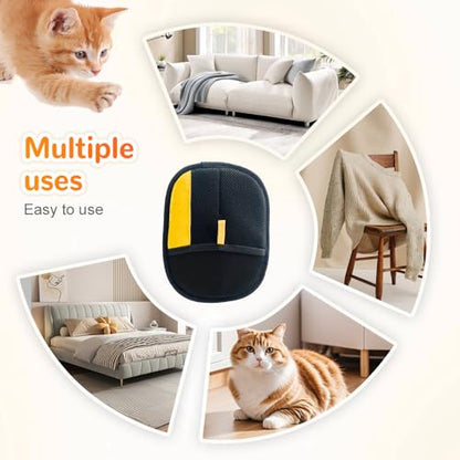 Pet Hair Removal Glove, 2026 New Pet Hair Remover for Laundry, Reusable Electrostatic Pet Hair Remover for Cats & Dogs, Pet Hair Removal Tool for Couch, Clothing, Carpet, Furniture, Car Seats (3PCS) - color: 3PCS