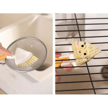 1 Pack Crevice Cleaning Brush, Narrow Gap Cleaning Tool for Window Tracks, Bathroom Tile, Floor and Household Corners, Cleaning Supplies