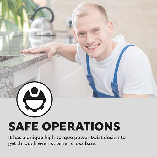 .25-in. Diameter Steel 25-Foot Light Auger for Small to Medium Drains 7710025, Hand-Cranked Toilet Snake and Drain Clog Remover, Plumbing Snake for Toilets and 2-inch Wide Drains - size: 25 Feet