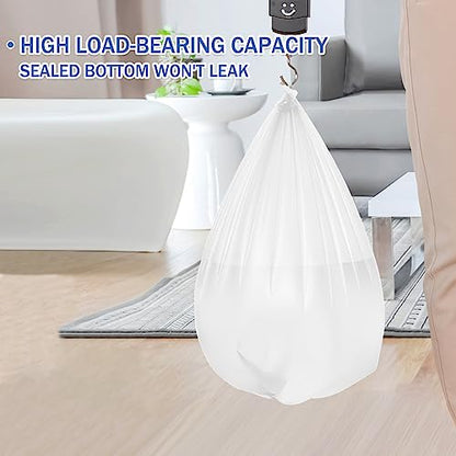 XUXRUS Bathroom Small Trash Bags 3 Gallon Garbage Bags for Home Office,120 Count,White,Fits 2-3 Gallon Bins - style: 10 Liter-White-120 Counts