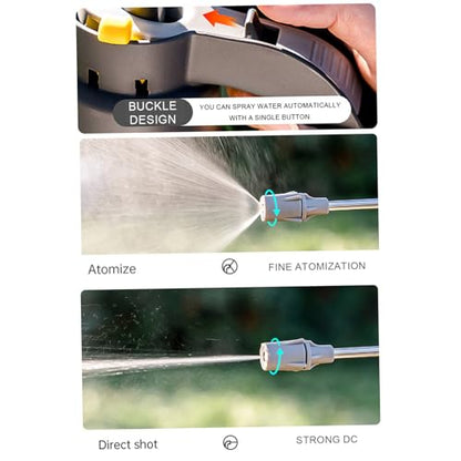 Pressure Spray Bottle 1.5 L Plastic Pressurized Spray Bottle with 360° Adjustable Nozzle Plant Comfortable Handle Bottles for Plants and Other Cleaning Solutions Pressure