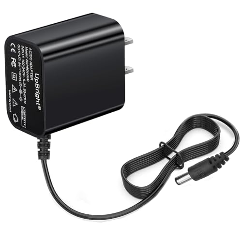 UpBright 8.5V AC/DC Adapter Compatible with Hurricane Spin Scrubber Brush HSS1 Rechargeable Turbo Scrubber TeleBrands Corp SpinScrubber Brush HSSI JF-DY085030 8.5VDC 300mA Power Supply Battery Charger